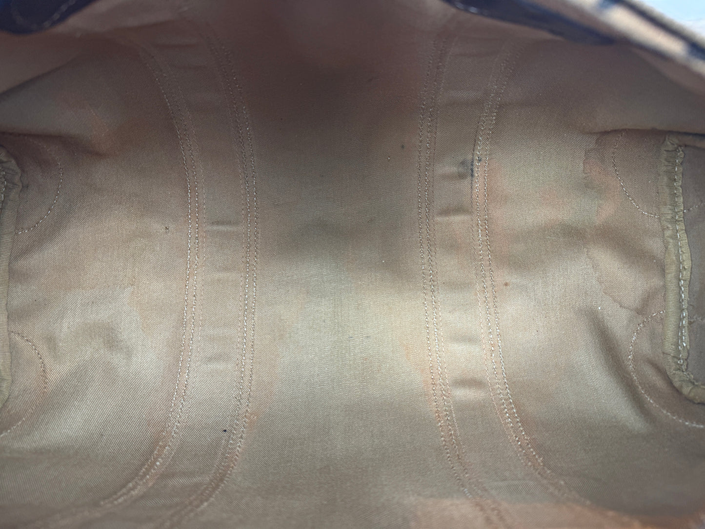 GUCCI Vintage Web Travel GG Coated Canvas Brown