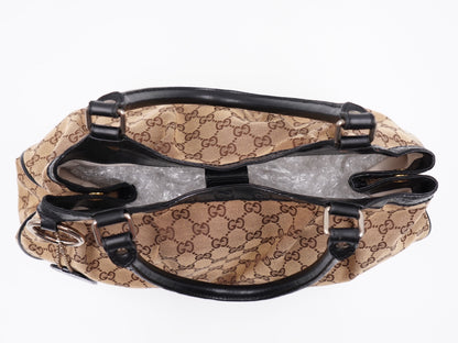 GUCCI Sukey Hobo Monogram GG Canvas Black