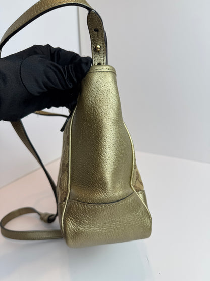 GUCCI Bree GG Canvas Small