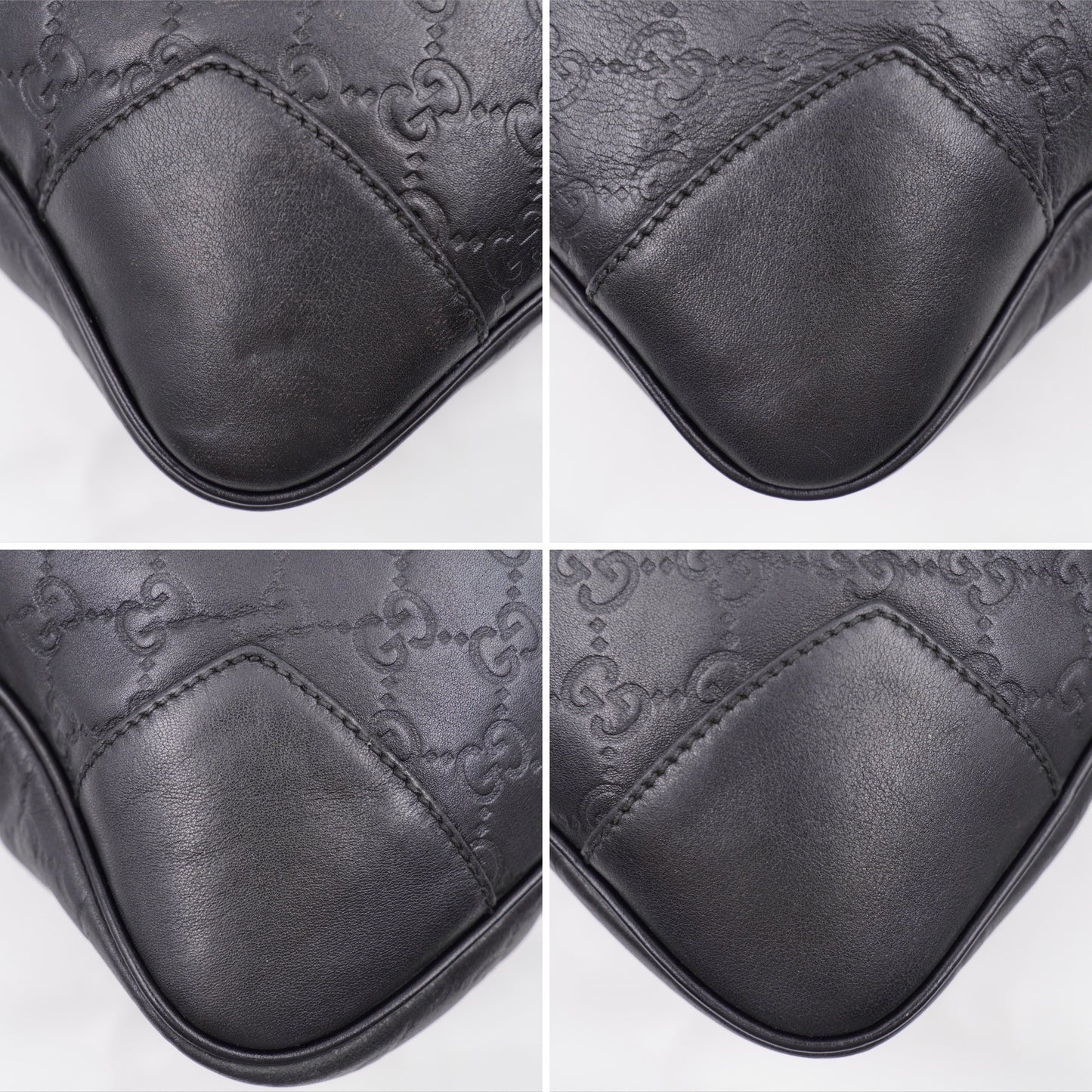 Gucci Monogram leather black