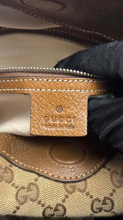 Gucci Bree GG canvas Tote Brown