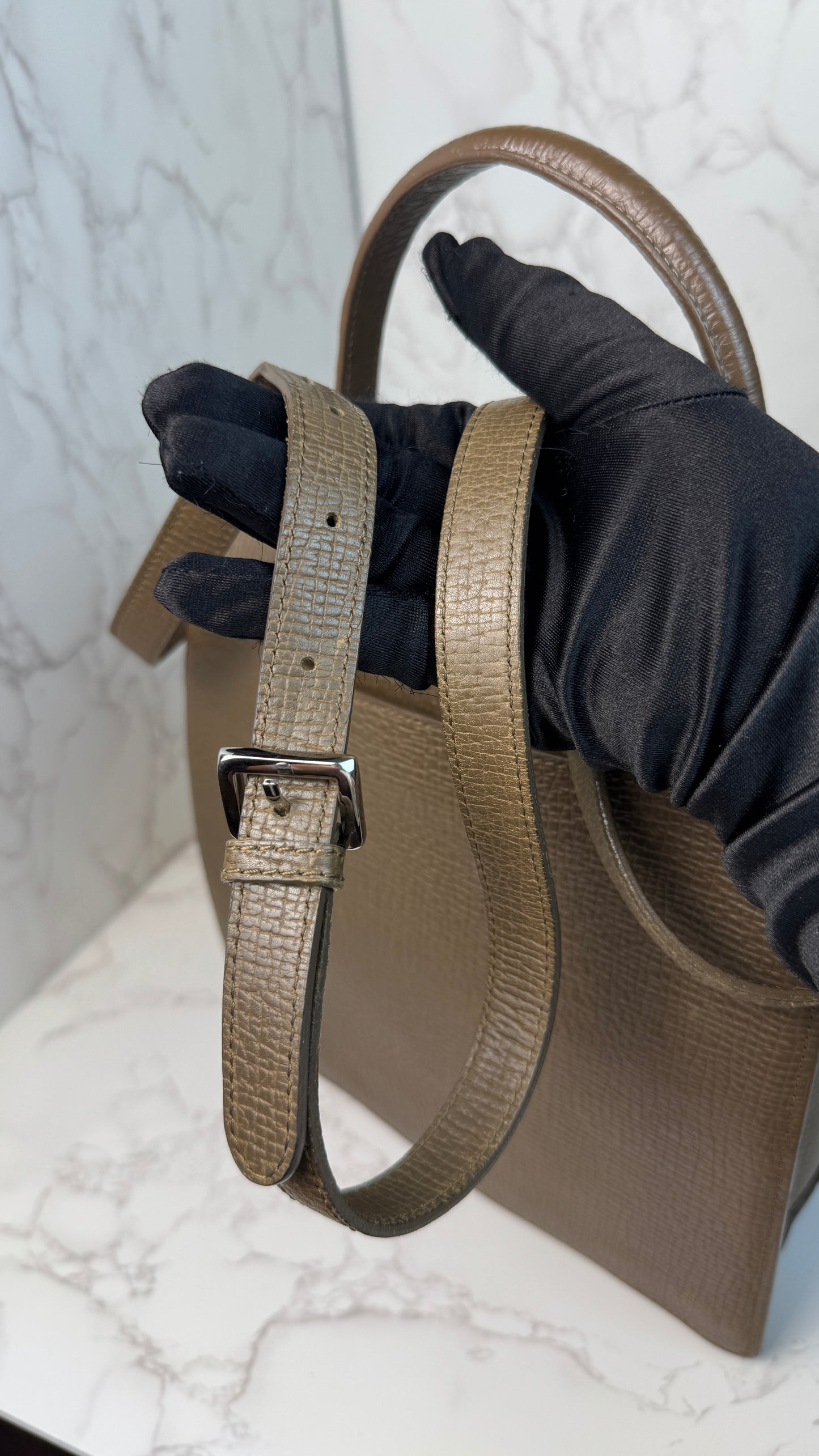 Loewe Leather Top Handle and Crossbody (Vintage)