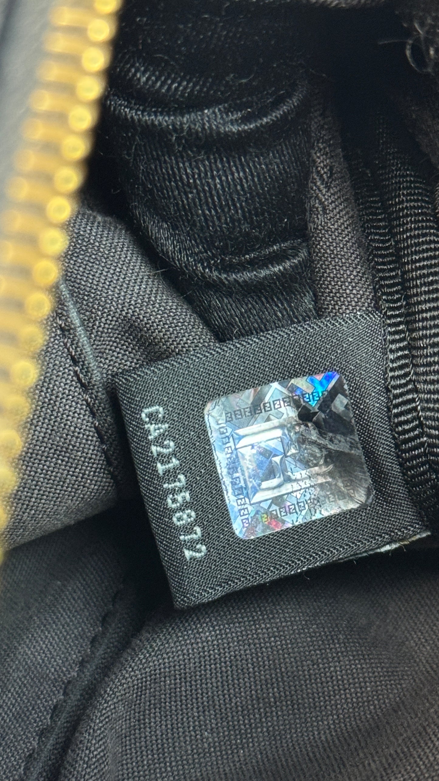 Fendi Zucca Canvas Leather Trim Boston