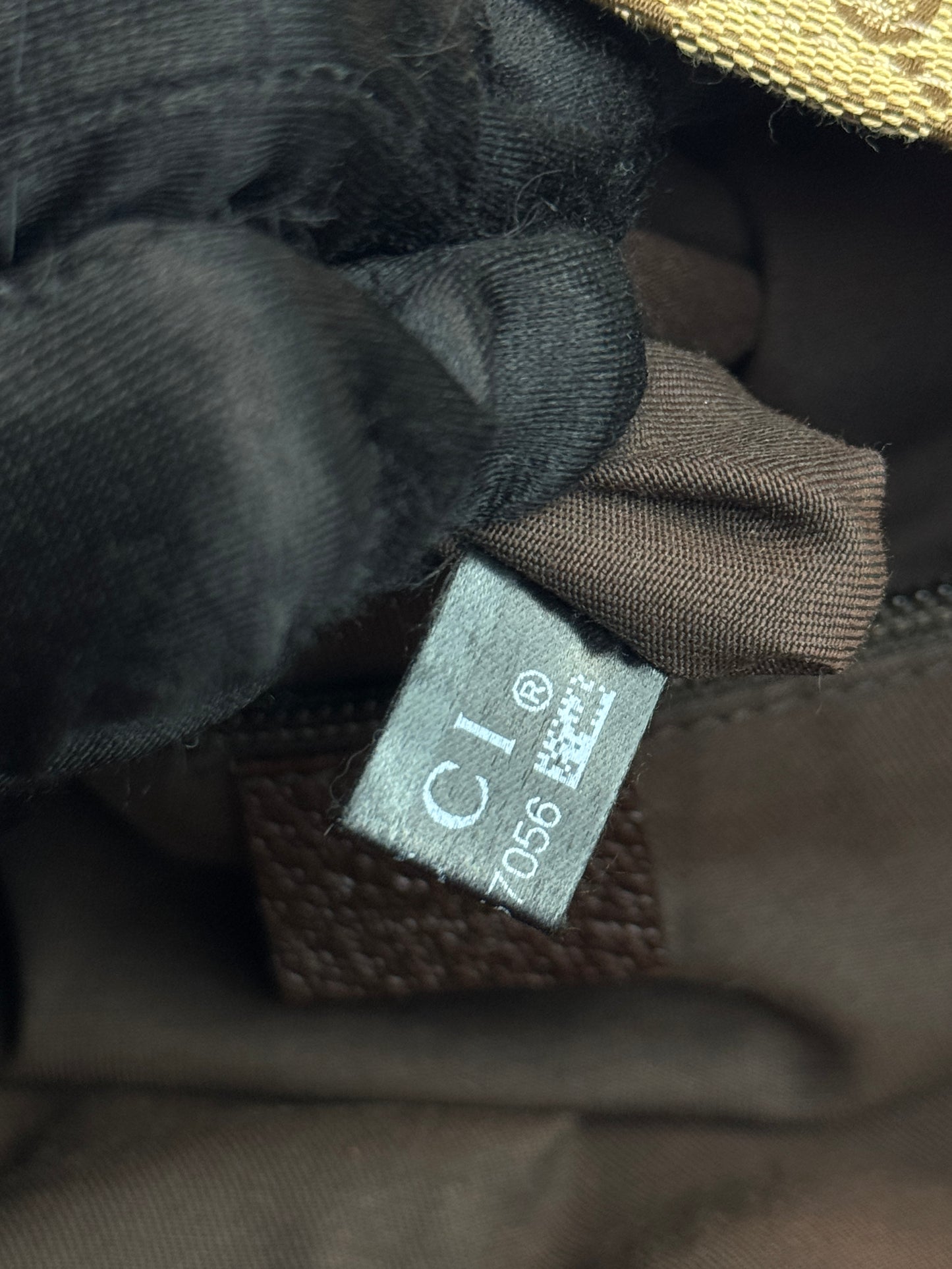 GUCCI Web Stripe GG Canvas Brown