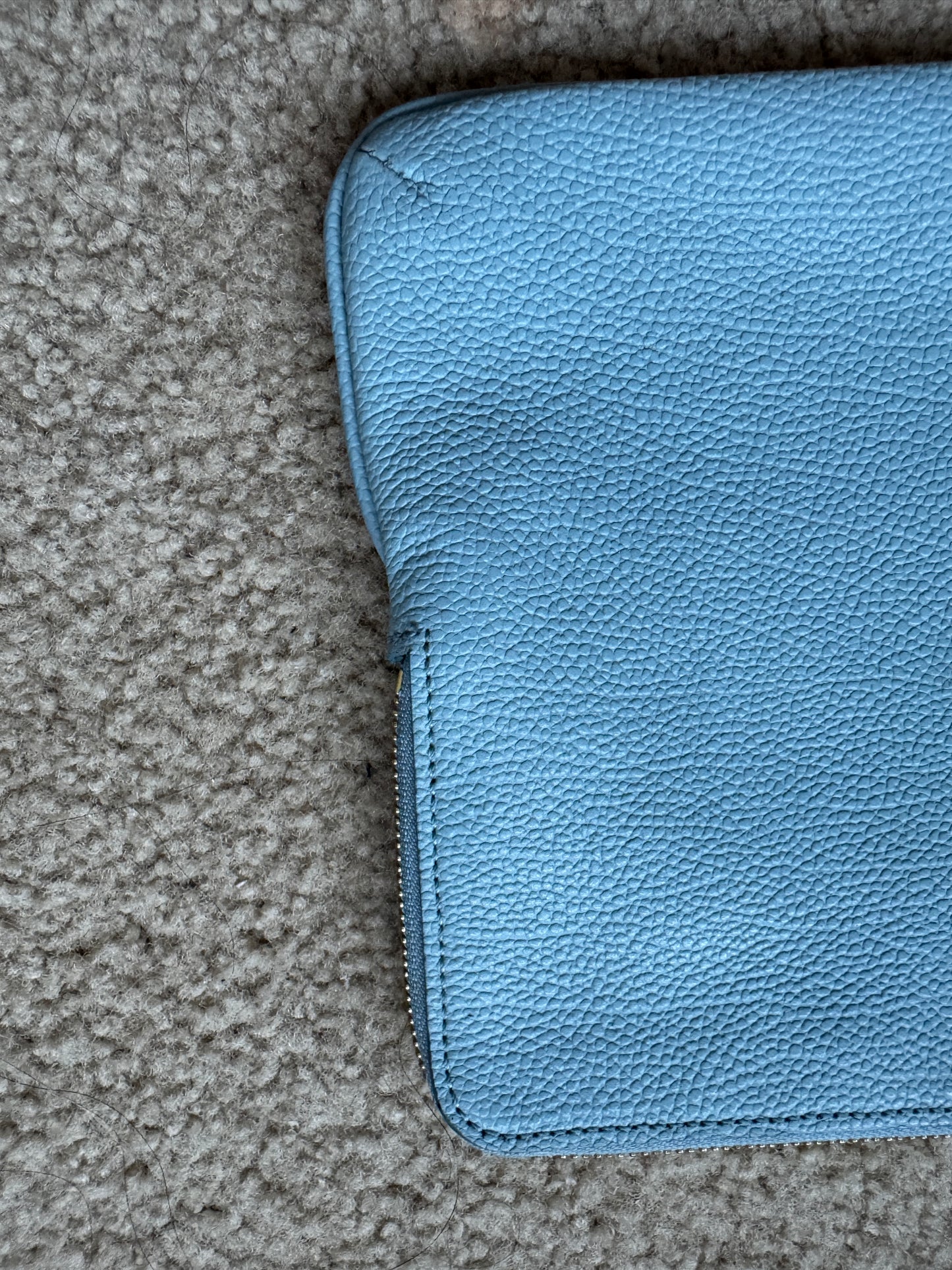 Mcm clutch leather Blue