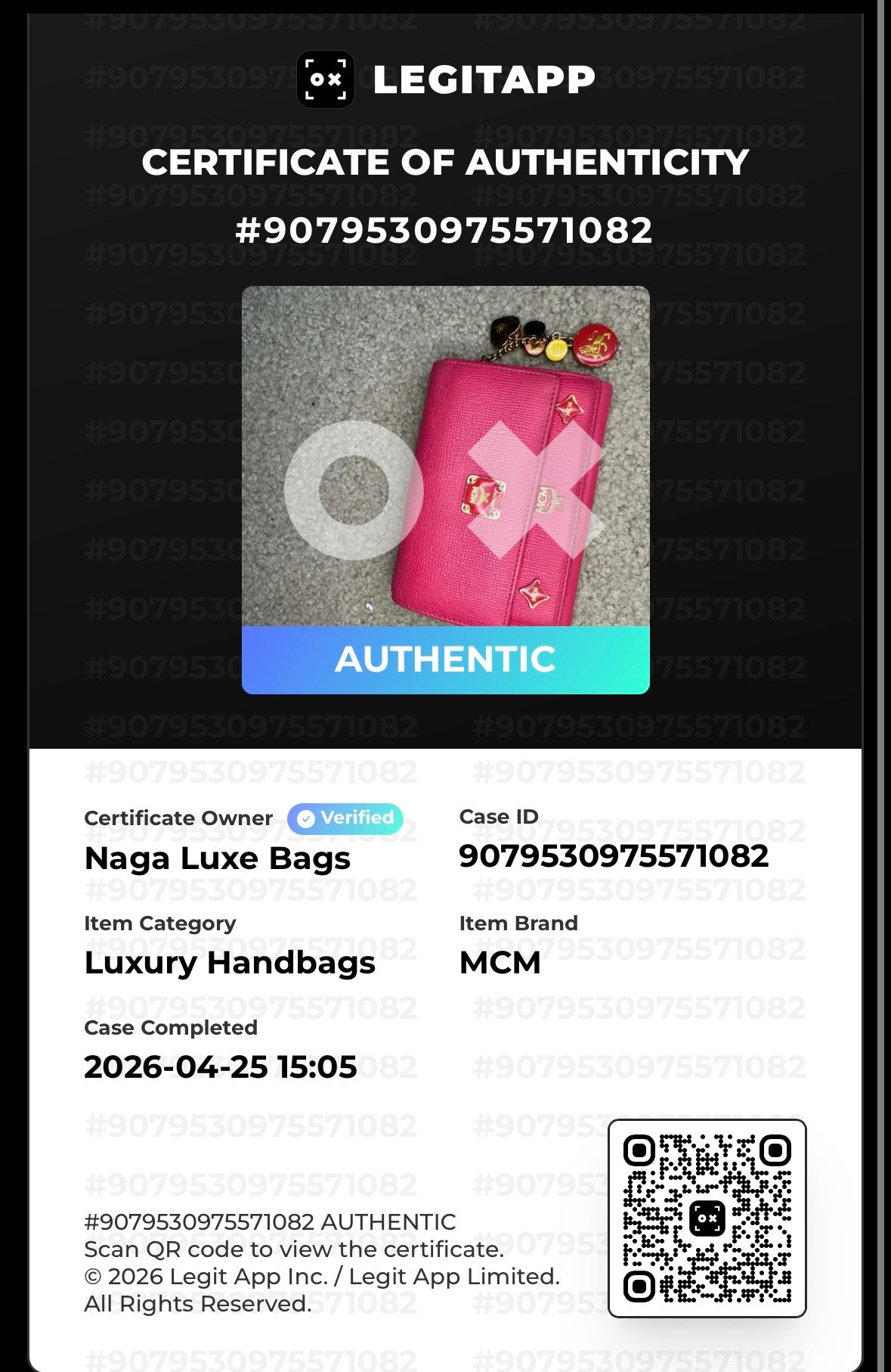 Mcm Wallet Trifold Pink