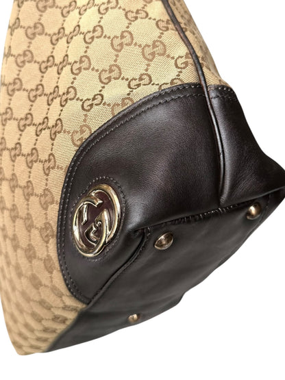 Gucci New Britt tote GG Canvas Medium
