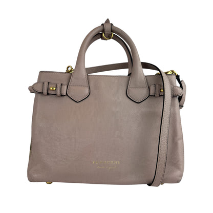 Burberry Banner House Check Leather Pink Nude