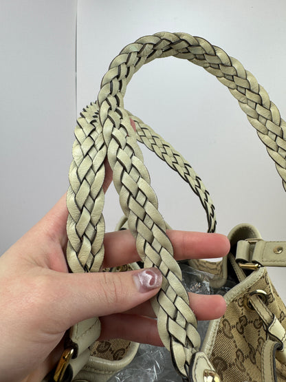 Gucci Peggy Tote GG Canvas Large Cream