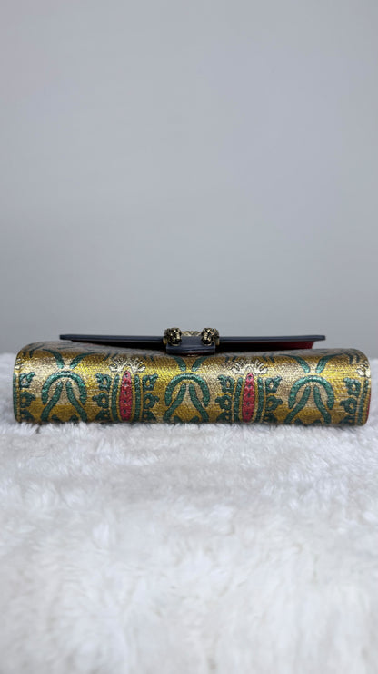 GUCCI Brocade Dionysus Wallet on chain