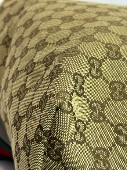 GUCCI Web Stripe Messenger GG Canvas