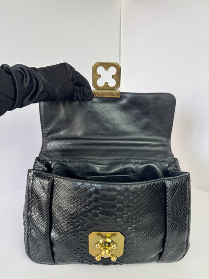 CHLOE Elsie Python Medium Shoulder Bag