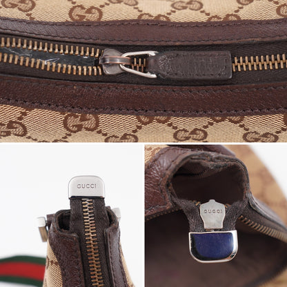 Gucci Web Halfmoon GG Canvas
