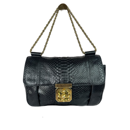 CHLOE Elsie Python Medium Shoulder Bag