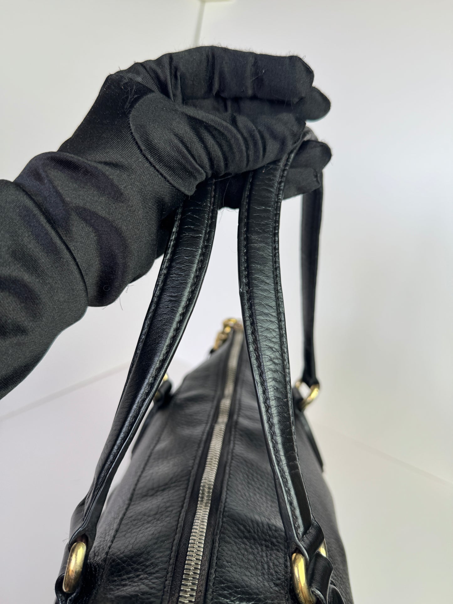 GUCCI Soho Zip Tote Leather Small