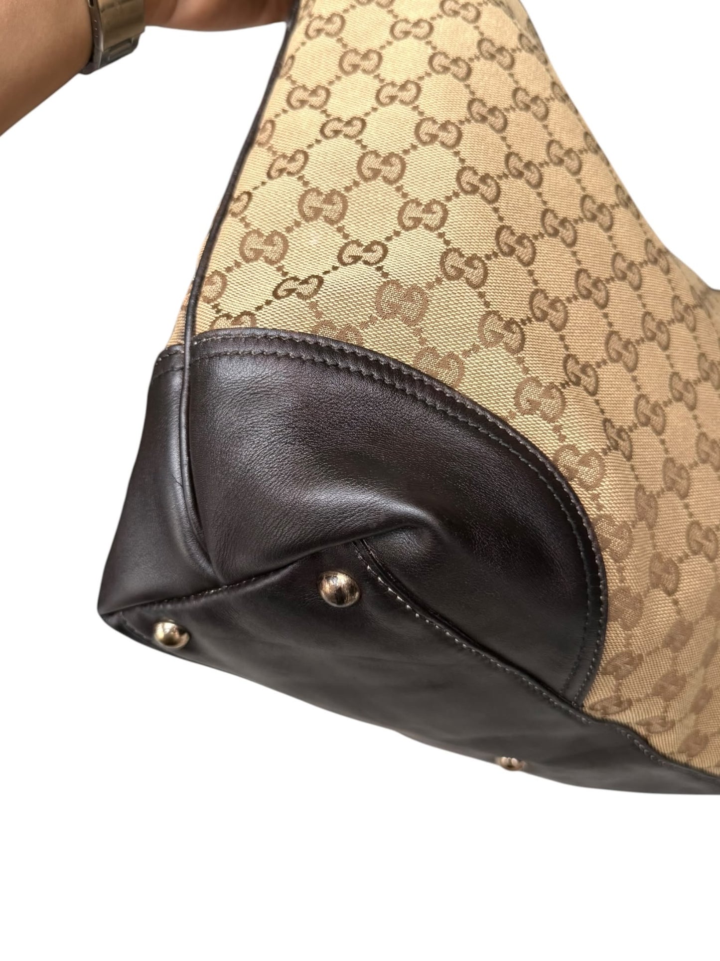Gucci New Britt tote GG Canvas Medium