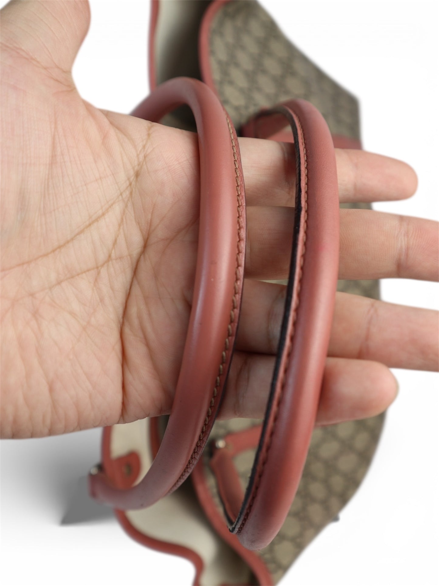 Gucci Joy Tote GG Coated Canvas Pink