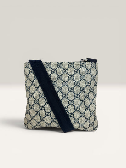 GU13👜 Gucci Mini GG Supreme Crossbody Navy