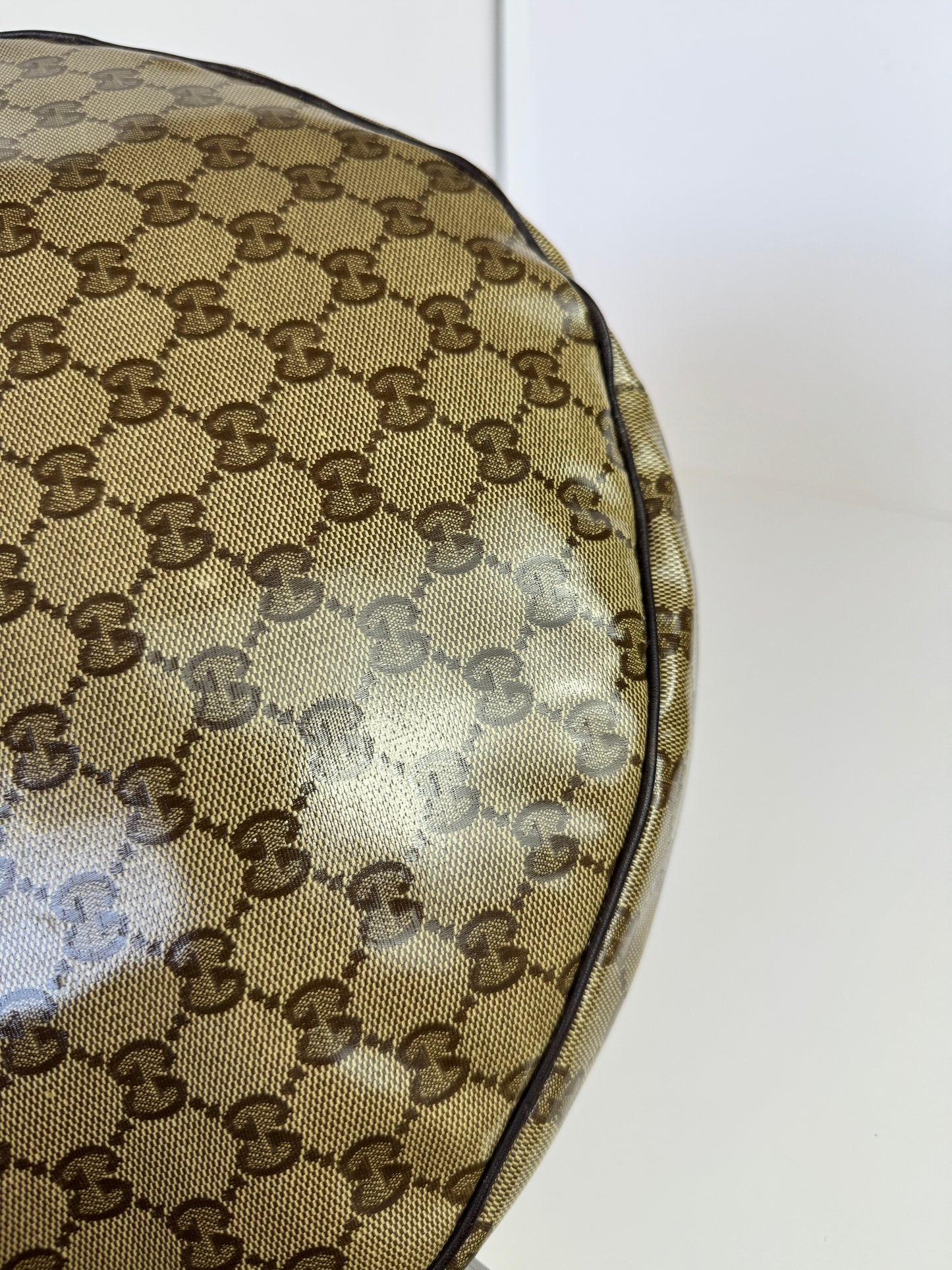 GUCCI GG Crystal Canvas Duchessa Hobo Bag