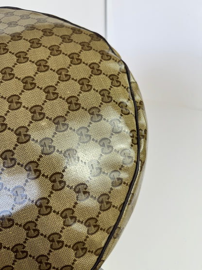 GUCCI GG Crystal Canvas Duchessa Hobo Bag