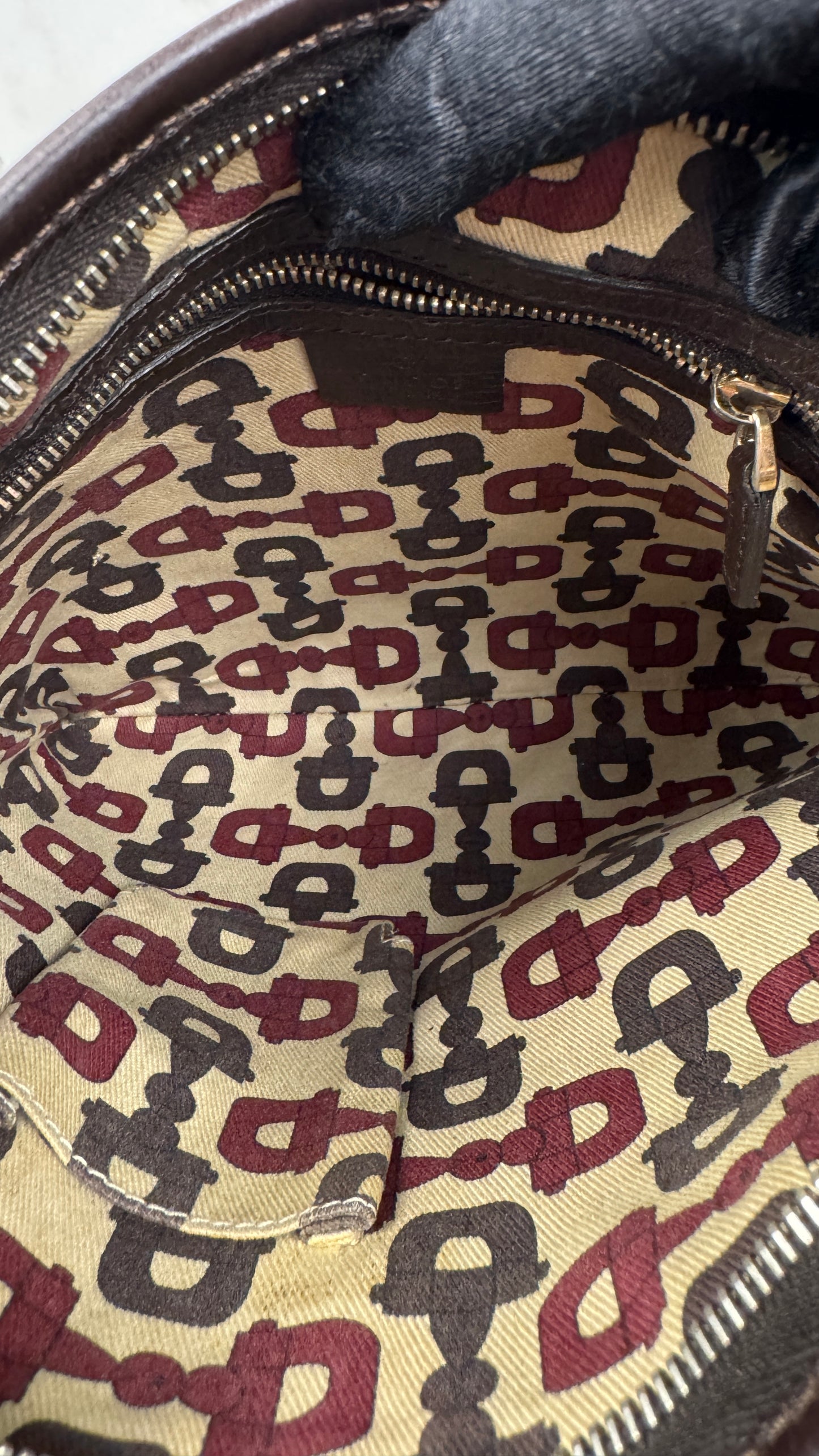 Gucci Jolicoeur GG Canvas Crossbody Brown