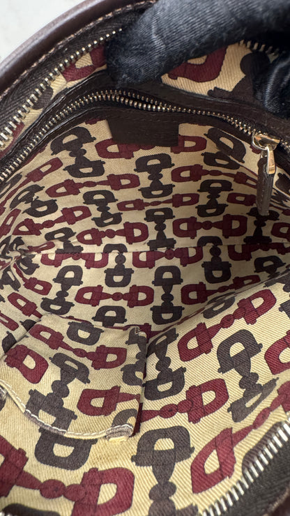 Gucci Jolicoeur GG Canvas Crossbody Brown