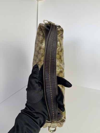 GUCCI GG Crystal Canvas Duchessa Hobo Bag