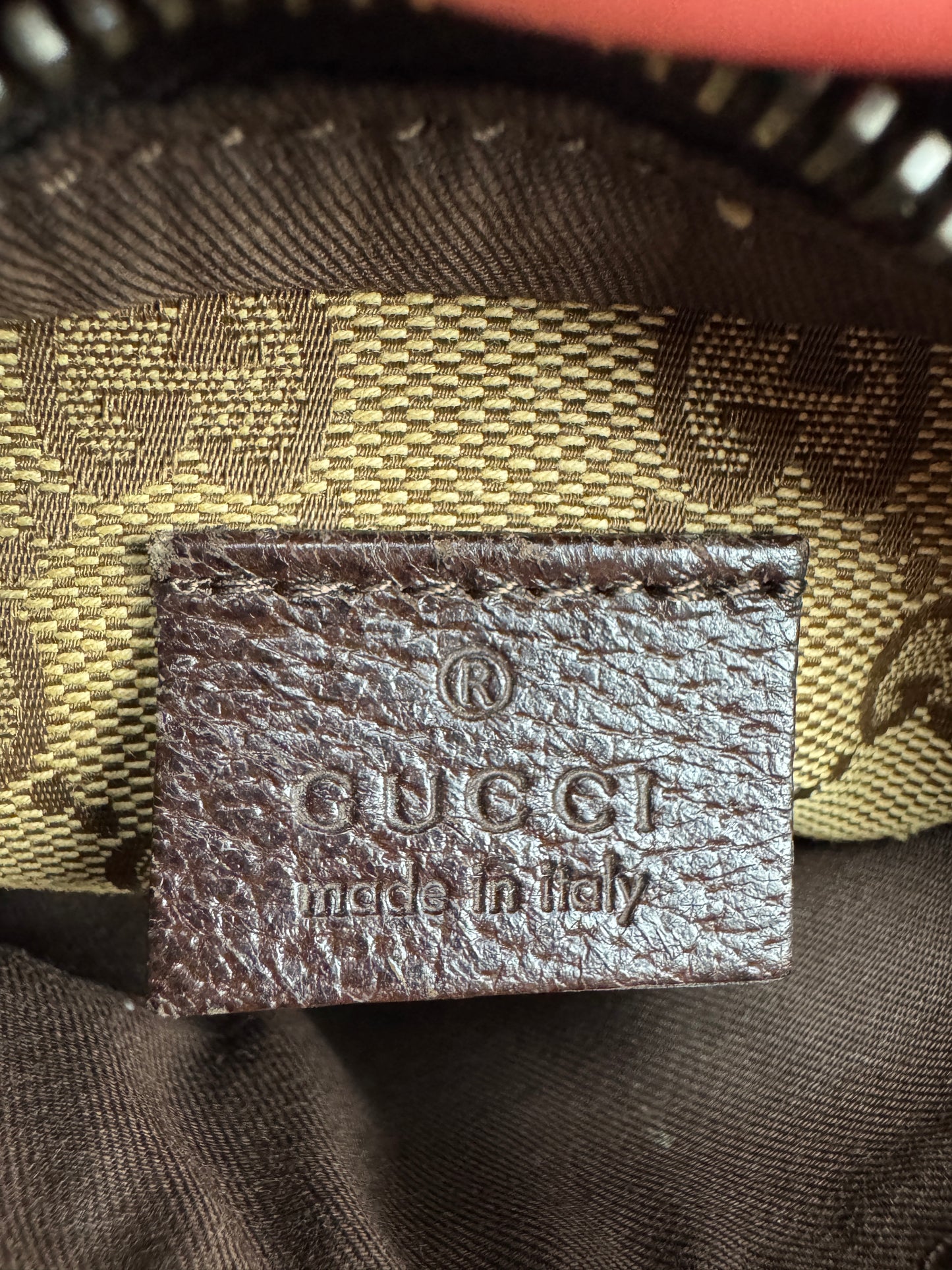 Gucci Web Stripe Belt Bag GG Canvas Brown