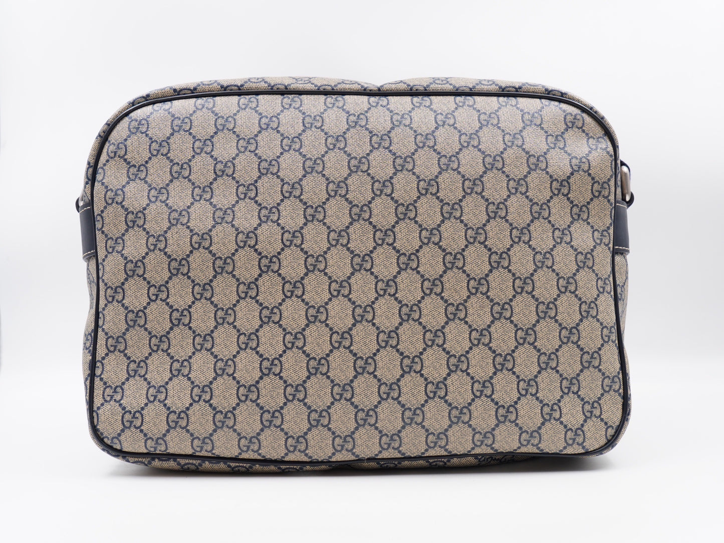 Gucci Front Zip Messenger Navy