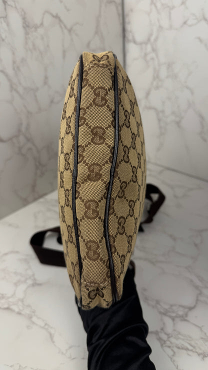 Gucci GG Canvas Crossbody Brown