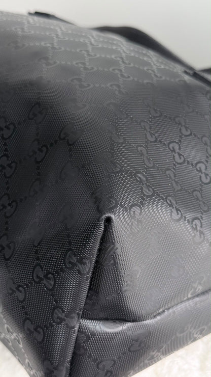 GUCCI Tote Medium GG Supreme Emprine Black Monogram