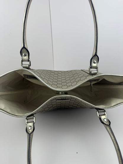 Gucci shopping Coated Canvas Grey