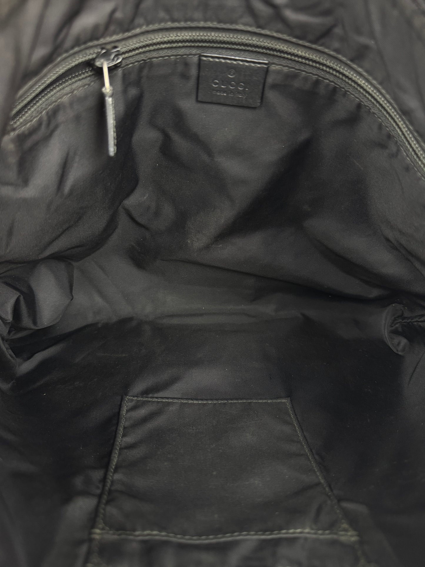 GUCCI Web Messenger Bag GG Coated Canvas Large