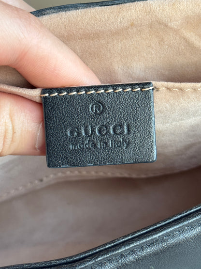 GUCCI GG Marmont Flap Matelasse Leather Small