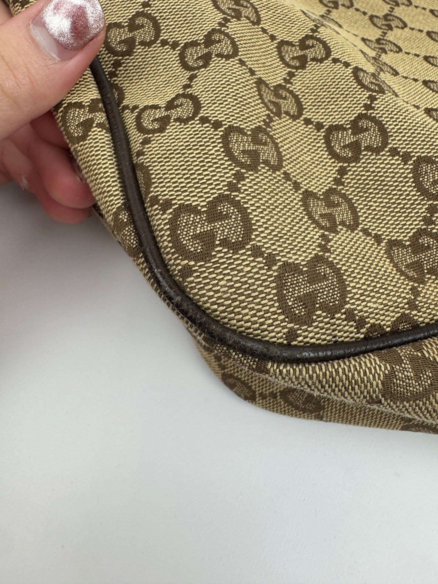 Gucci Flap Messenger GG Canvas Brown