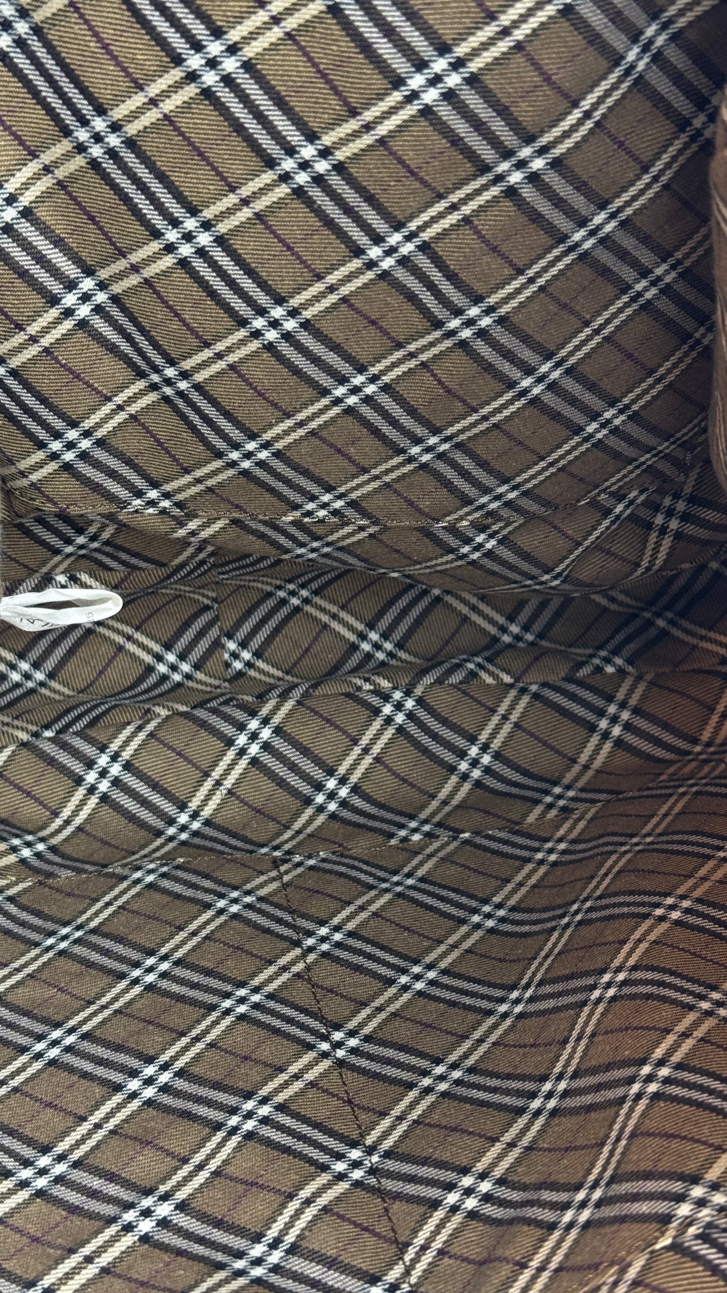 Burberry Bucket Grey Leather With Exterior Zip Pockets