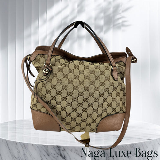 Gucci Bree Handbag GG Canvas