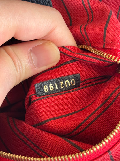 LOUIS VUITTON speedy25 Bandoulière Monogram Empreine  Leather Navy