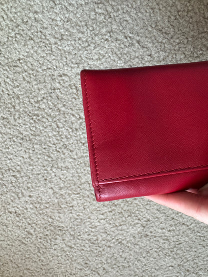 Ferrragamo vara Bow saffiano red