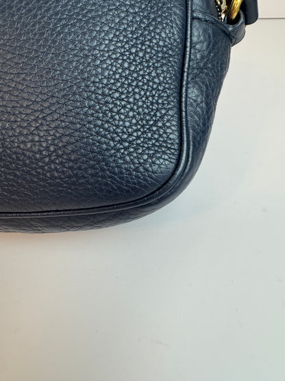 Gucci Soho Disco Camera bag in Navy leather Crossbody