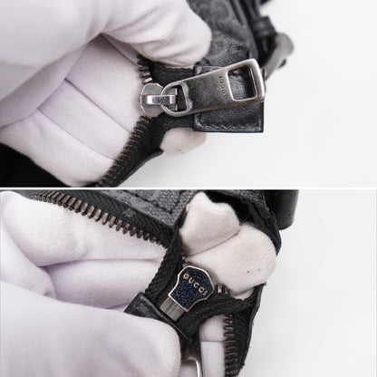 Gucci Front zip messenger Black