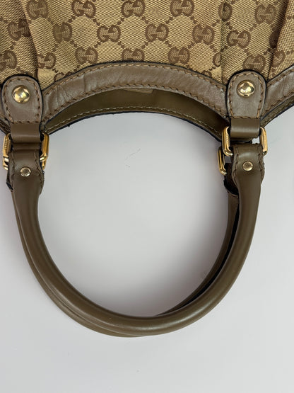 GUCCI Sukey Hobo GG Canvas Kaki