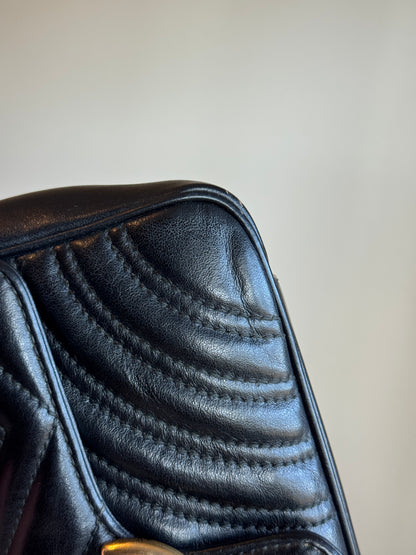 GUCCI GG Marmont Flap Matelasse Leather Small