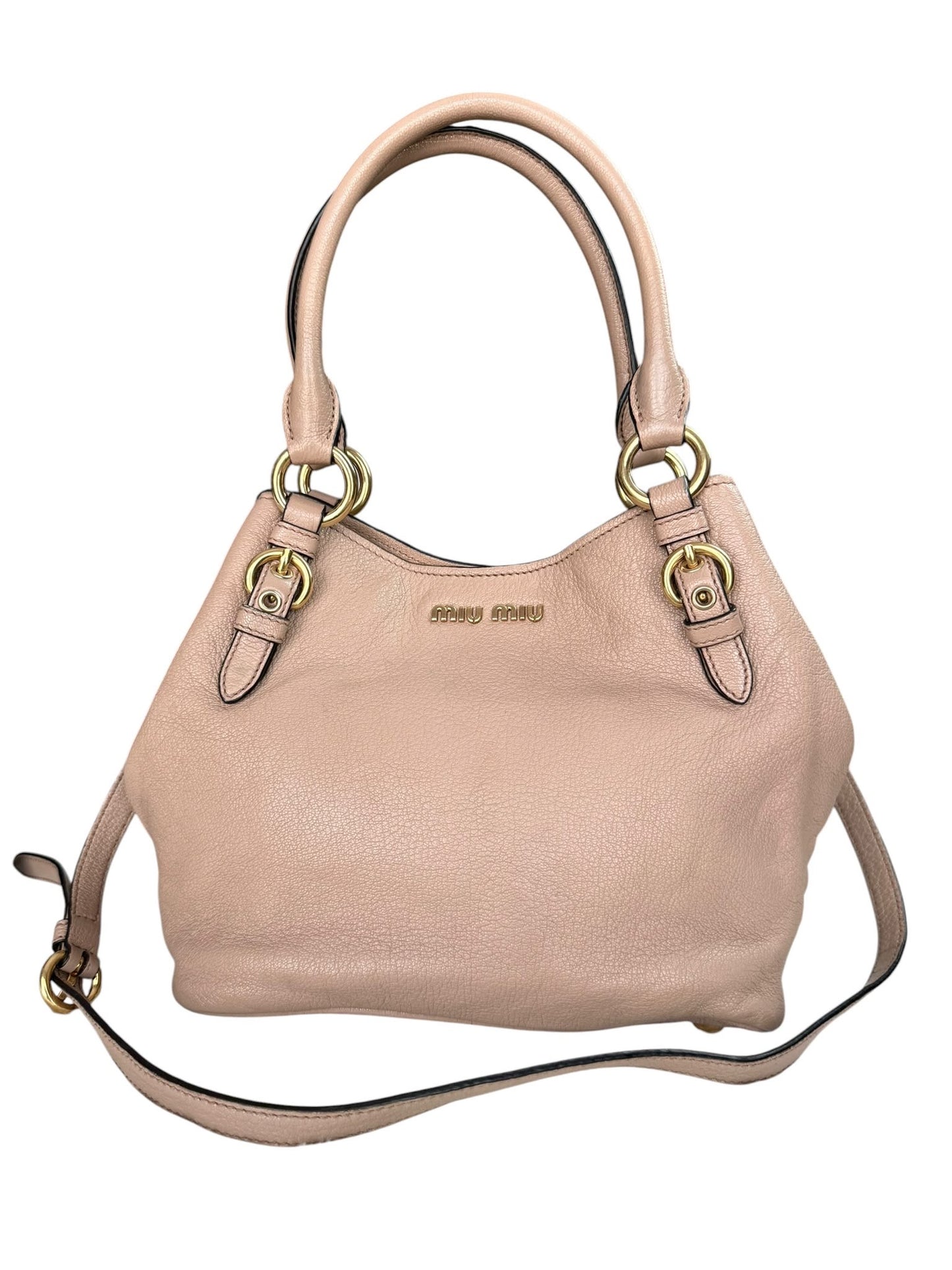 Miumiu Top handle Leather Pink