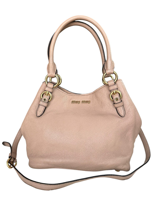 Miumiu Top handle Leather Pink