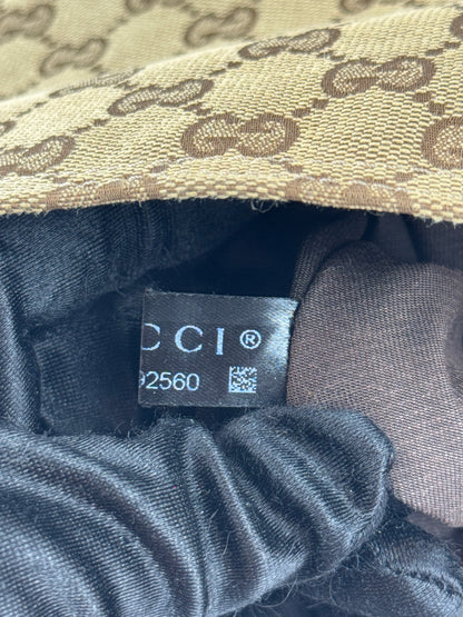 Gucci Web Flat Messenger GG Canvas Brown