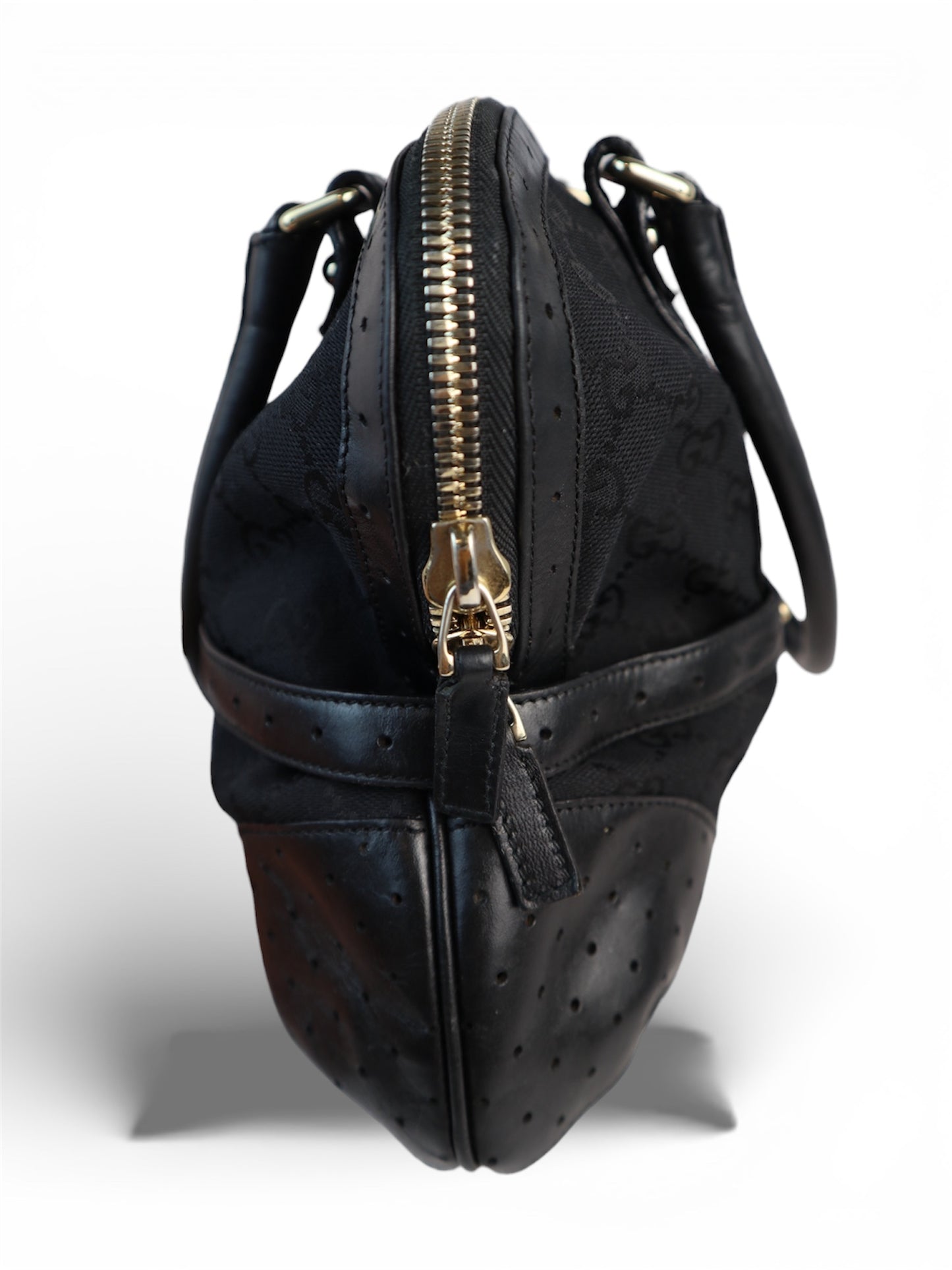 Gucci Reins GG Canvas Shoulder bag Black