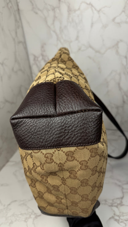 Gucci Tote GG Canvas Eclipse Brown