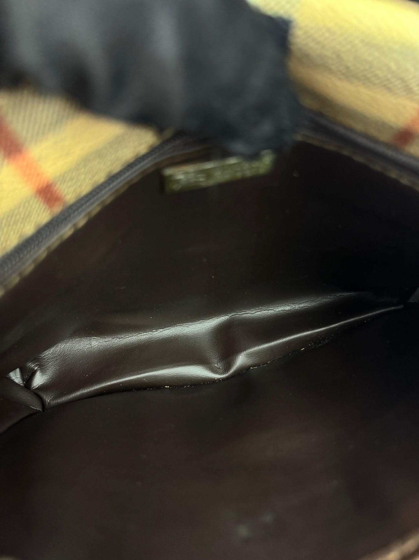 BURBERRY Haymark Check Messenger bag