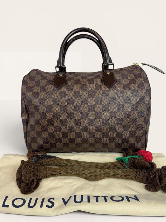 LV08👜 Louis vuitton speedy 30 Damier (COA& Dustbag) codeDU0111